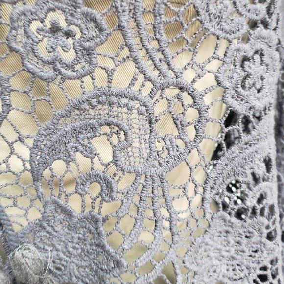 Grey Free People Top - Picture 2 of 3